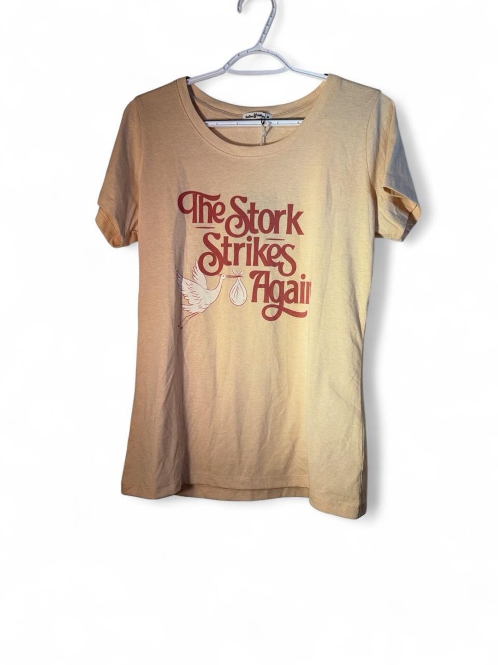 The bee & fox  'The Stork Strikes Again' Graphic Tee - Women's Short Sleeve